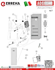 Partes de Reemplazo, Motor, Operador, Abrepuertas Erreka, ADS Puertas y Portones Automaticos S.A. de C.V.